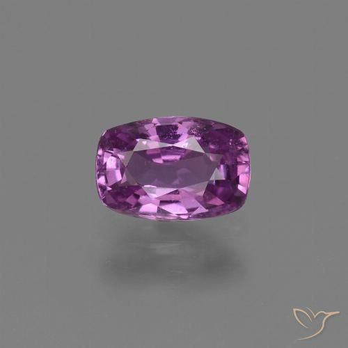 1.14ct Naturel Pourpre moyen-foncé Saphir, Coussin, VS