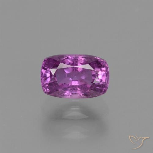 1.41ct Naturel Pourpre moyen-foncé Saphir, Coussin, VS