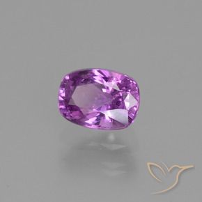Saphir Pourpre électrique naturelle Coussin, 1.16 ct, VS