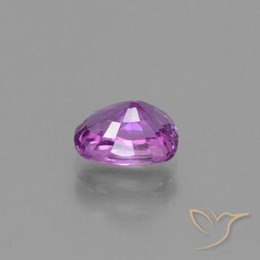 Saphir Pourpre électrique naturelle Coussin, 1.16 ct, VS
