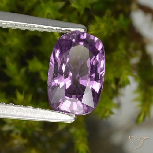 Saphir Pourpre moyen naturelle Coussin, 1.42 ct, VS