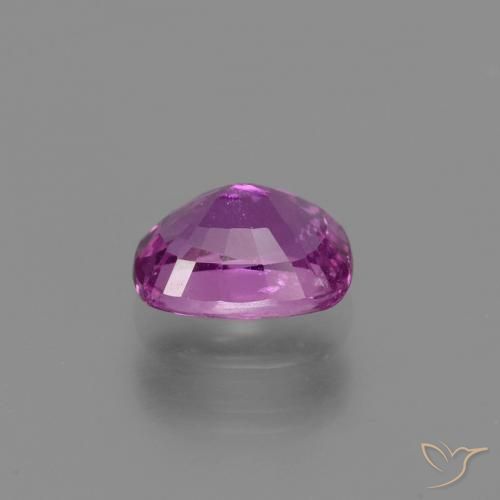 Saphir Pourpre moyen-foncé naturelle Coussin, 1.38 ct, VS
