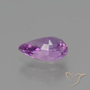 Saphir Pourpre électrique naturelle En forme de poire, 1.13 ct, VVS