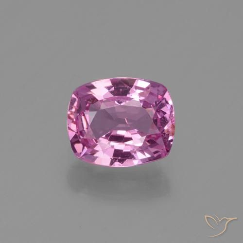 1.28ct Naturel Pourpre rose vif Saphir, Coussin, VS