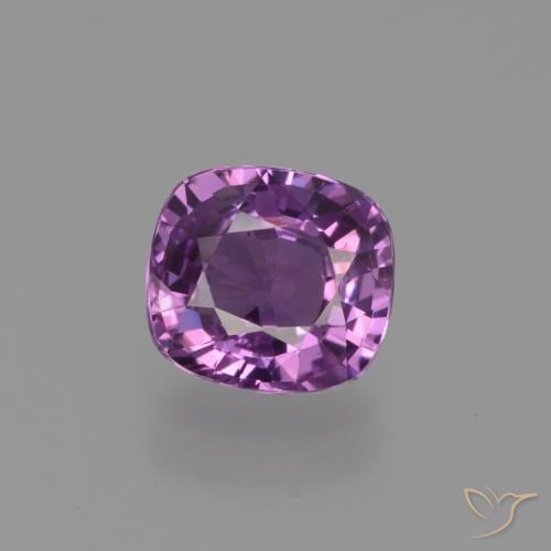 1.33ct Naturel Raisin rosâtre Saphir, Coussin, VS