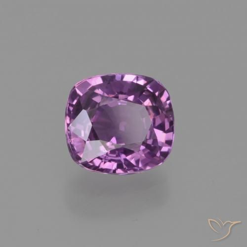 Saphir Raisin rosâtre naturelle Coussin, 1.33 ct, VS