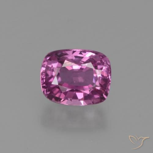 1.22ct Naturel Pourpre moyen-foncé Saphir, Coussin, VVS-VS