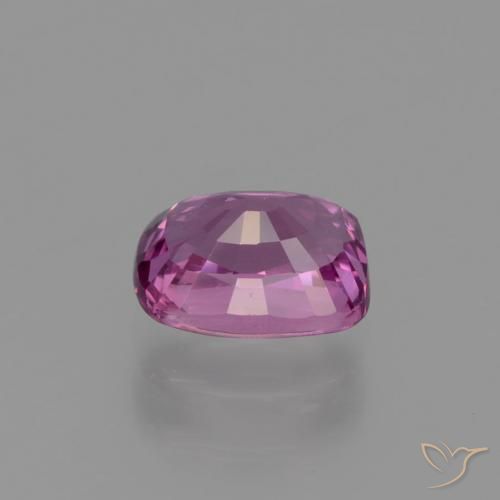 Saphir Pourpre moyen-foncé naturelle Coussin, 1.22 ct, VVS-VS