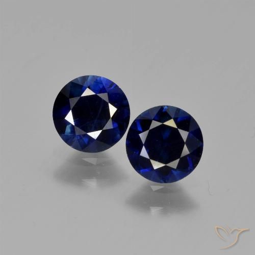 1.22ctw Naturel Bleu marine Saphir, Tour, VS