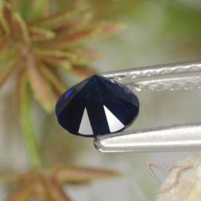 Saphir Bleu marine naturelle Tour, 0.62 ct, VS