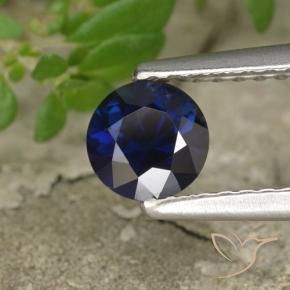 Saphir Bleu foncé naturelle Tour, 0.56 ct, VS