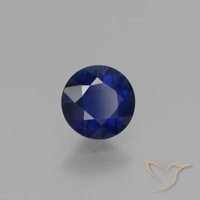 Saphir Bleu crépuscule naturelle Tour, 0.68 ct, VVS