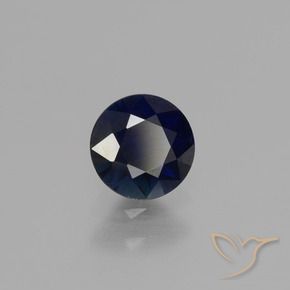 Saphir Bleu foncé naturelle Tour, 0.68 ct, VVS
