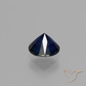 Saphir Bleu foncé naturelle Tour, 0.68 ct, VVS
