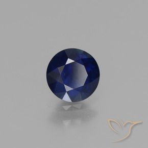 Saphir Bleu marine naturelle Tour, 0.62 ct, VVS