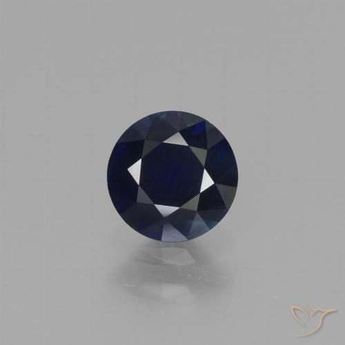 0.66ct Naturel Bleu crépuscule Saphir, Tour, VS