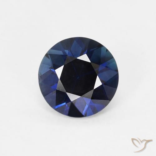 0.63ct Naturel Bleu crépuscule Saphir, Tour, VS