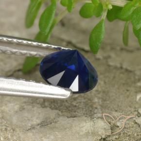Saphir Bleu marine naturelle Tour, 0.60 ct, VS