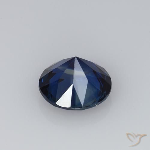 Saphir Bleu crépuscule naturelle Tour, 0.76 ct, VS