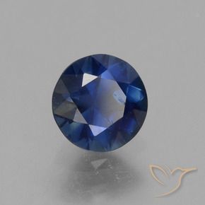 Saphir Bleu foncé naturelle Tour, 0.77 ct, VS