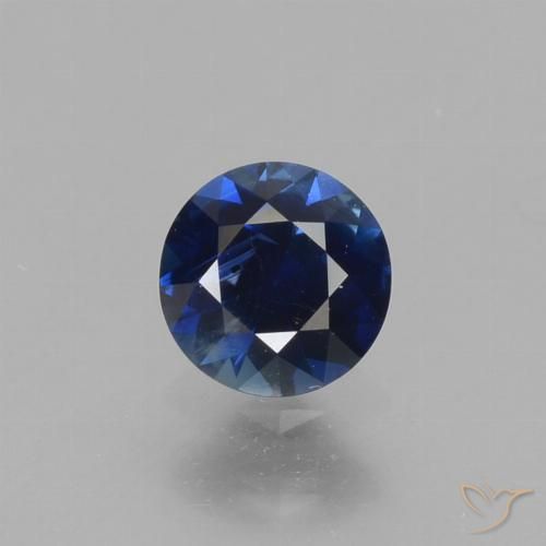0.54ct Naturel Bleu crépuscule Saphir, Tour, VS