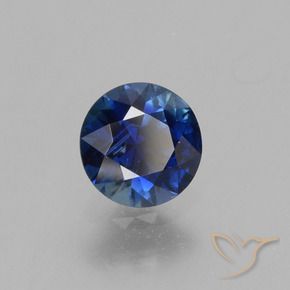 Saphir Bleu crépuscule naturelle Tour, 0.54 ct, VS