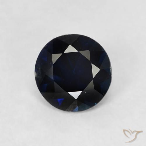0.57ct Naturel Bleu crépuscule Saphir, Tour, VVS-VS