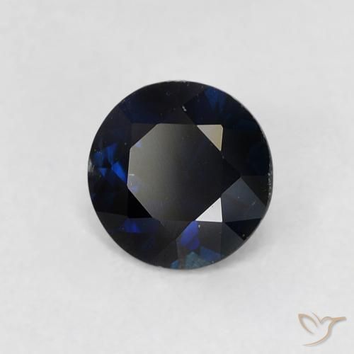 Saphir Bleu crépuscule naturelle Tour, 0.57 ct, VVS-VS