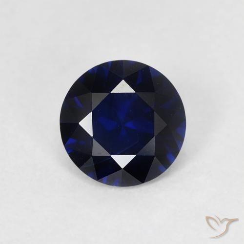 0.75ct Naturel Bleu crépuscule Saphir, Tour, VVS-VS
