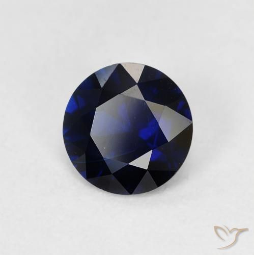 Saphir Bleu crépuscule naturelle Tour, 0.75 ct, VVS-VS