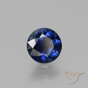 Saphir Bleu foncé naturelle Tour, 0.78 ct, VVS