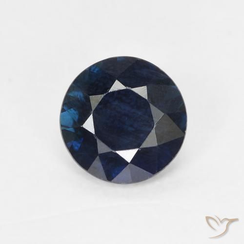 0.62ct Naturel Bleu crépuscule Saphir, Tour, VS