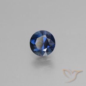 Saphir Bleu crépuscule naturelle Tour, 0.79 ct, VS