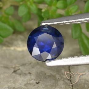 Saphir Bleu foncé naturelle Tour, 0.55 ct, VS