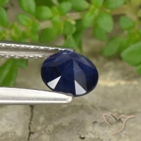 Saphir Bleu foncé naturelle Tour, 0.55 ct, VS