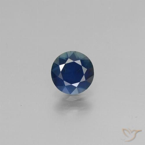 0.70ct Naturel Bleu minuit Saphir, Tour, VS
