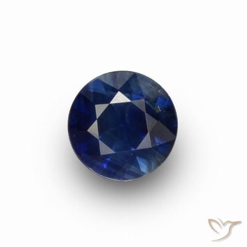 0.67ct Naturel Bleu crépuscule Saphir, Tour, VS