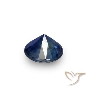 Saphir Bleu crépuscule naturelle Tour, 0.67 ct, VS