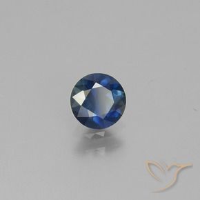 Saphir Bleu foncé naturelle Tour, 0.62 ct, VS
