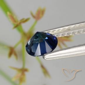 Saphir Bleu marine naturelle Tour, 0.62 ct, VVS-VS