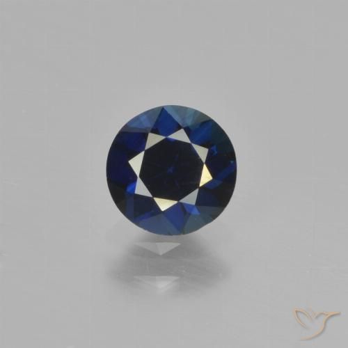 0.78ct Naturel Bleu crépuscule Saphir, Tour, VVS-VS
