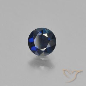 Saphir Bleu crépuscule naturelle Tour, 0.55 ct, VVS-VS