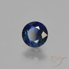 Saphir Bleu marine naturelle Tour, 0.55 ct, VVS-VS
