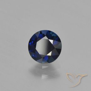 Saphir Bleu foncé naturelle Tour, 0.76 ct, VVS-VS