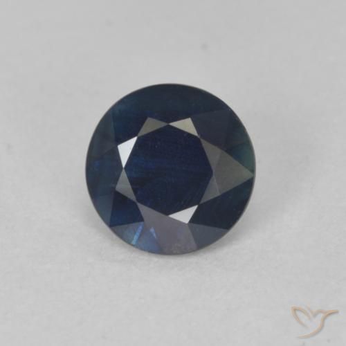0.83ct Naturel Bleu crépuscule Saphir, Tour, VS
