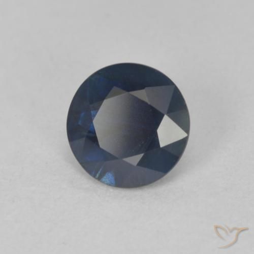 Saphir Bleu crépuscule naturelle Tour, 0.83 ct, VS
