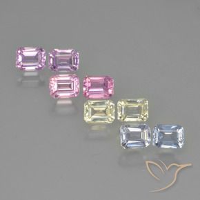 Shop natural 2.25ct Multicolore Saphir gems, Octogone / coupe Émeraude, from Tanzanie at GemSelect. In stock, global shipping!