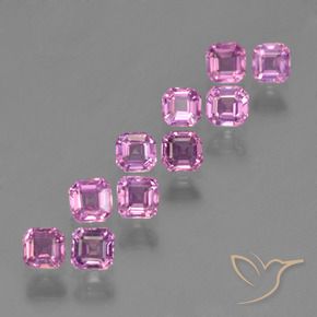 Shop natural 1.57ct Rose moyen Saphir gems, Octogone / coupe Émeraude, from Tanzanie at GemSelect. In stock, global shipping!