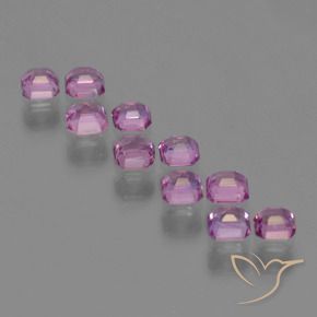 Shop natural 1.57ct Rose moyen Saphir gems, Octogone / coupe Émeraude, from Tanzanie at GemSelect. In stock, global shipping!