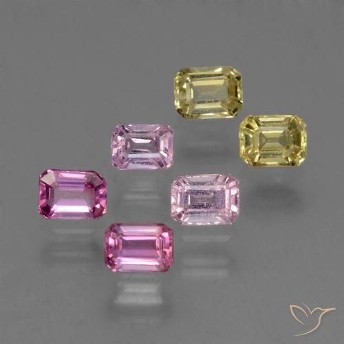 Shop natural 1.93ct Multicolore Saphir gems, Octogone / coupe Émeraude, from Tanzanie at GemSelect. In stock, global shipping!